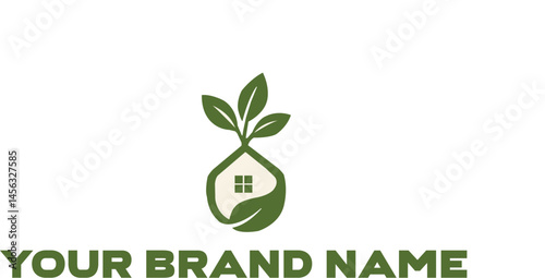 Organic Product company Logo Design – Natural, Eco-Friendly, and Herbal Branding Template