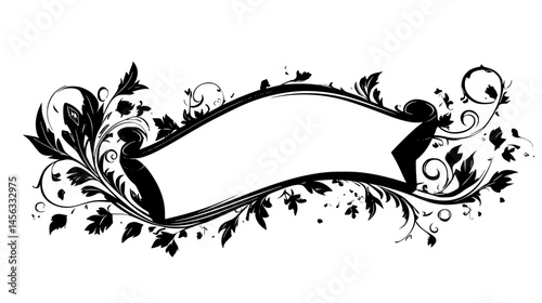 Messenger Between Realms With Scroll, vector illustration art
