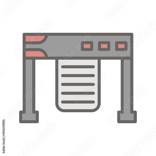 Plotter Vector Icon