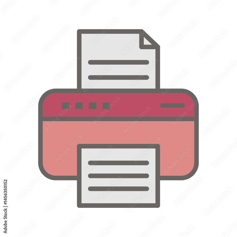 Printer Vector Icon Printer Vector Icon