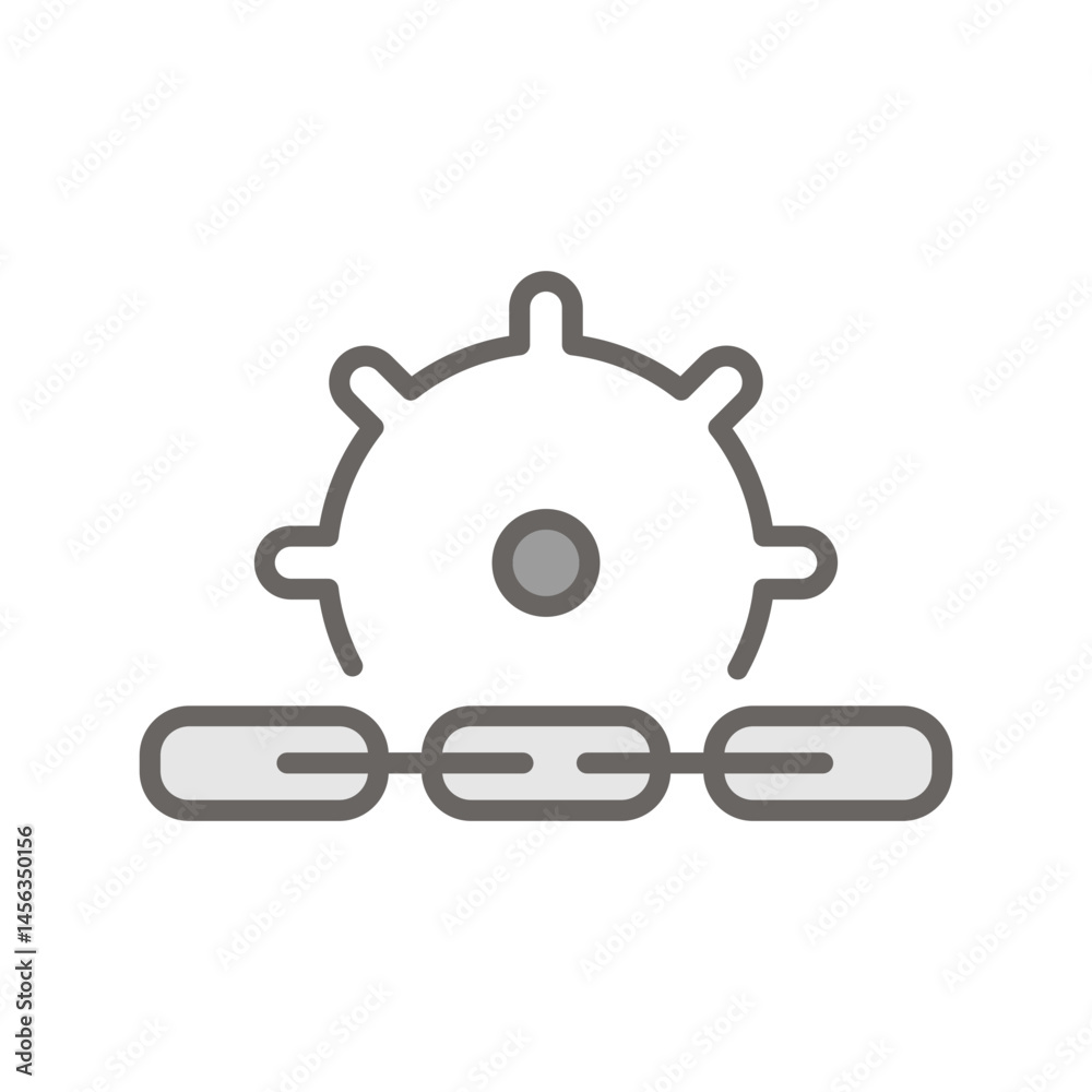 Supply Chain Management Vector Icon Supply Chain Management Vector Icon