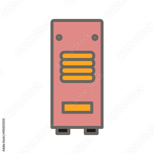 Portable Air Conditioner Vector Icon