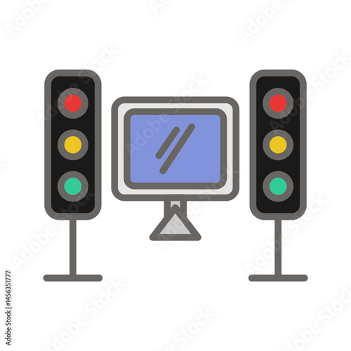 Home Theater System Vector Icon