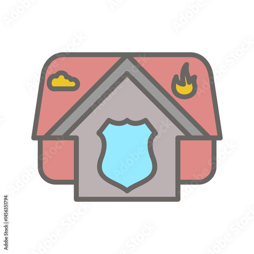 Emergency shelter Vector Icon