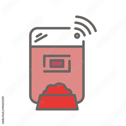 Smart Pet Feeder Vector Icon