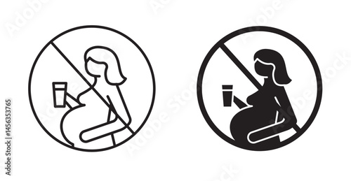 No alcohol during pregnancy period  sign