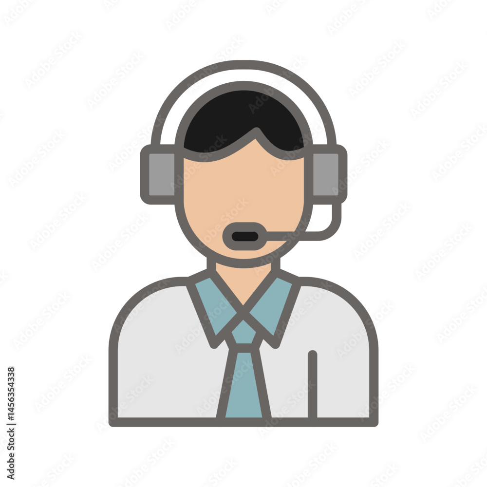 Personal Assistant Vector Icon Personal Assistant Vector Icon