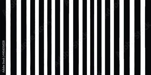 Black and white vertical illustration lines background. Pattern line black and white background, Black and white vertical stripes texture pattern background. 