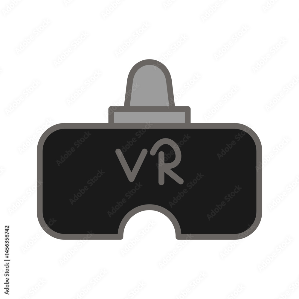 Virtual Reality Vector Icon Virtual Reality Vector Icon
