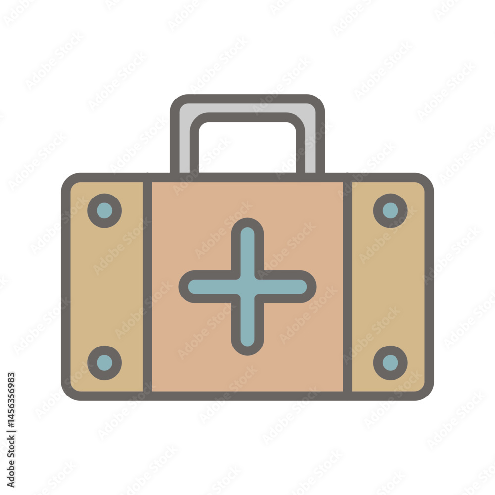 Obraz premium First aid kit Vector Icon