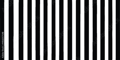 Black and white striped background. White color and black color background with lines. traditional vertical striped background texture