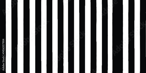 Black color and white color background with lines. Vertical black lines as if they were a barcode as a background. Vertical black and white striped pattern creating a modern abstract design 