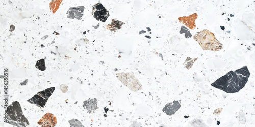 Terrazzo marble texture design used to be home interior exterior wallpaper background decoration design.   terrazzo flooring texture polished stone pattern old surface marble for background.