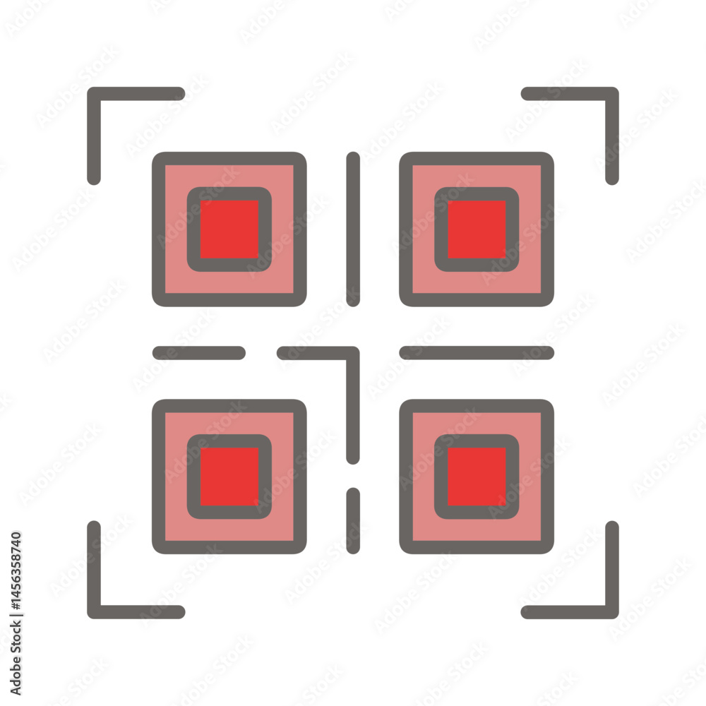 QR Code Vector Icon QR Code Vector Icon