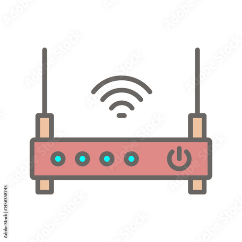 Router Vector Icon
