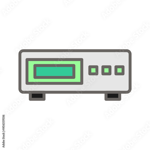 DVD Player Vector Icon