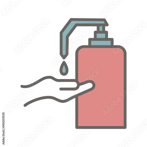 Hand sanitizer Vector Icon