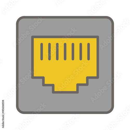 Ethernet Cable Vector Icon