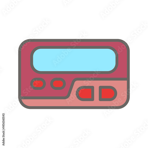 Pager Vector Icon