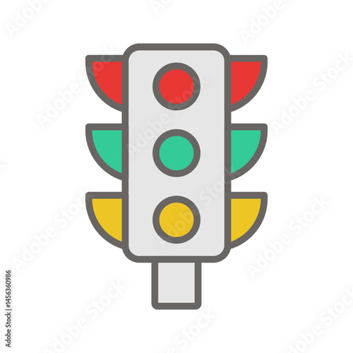Semaphore Vector Icon