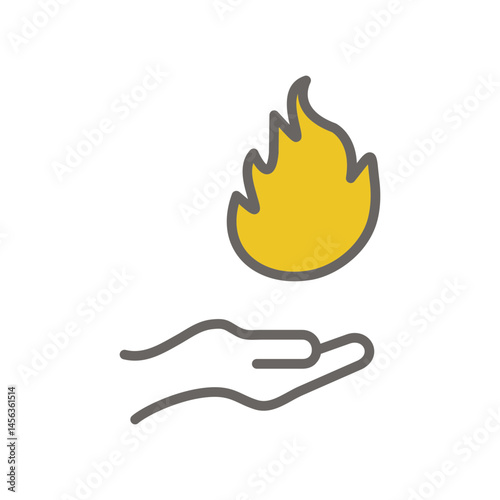 Hand warmers Vector Icon