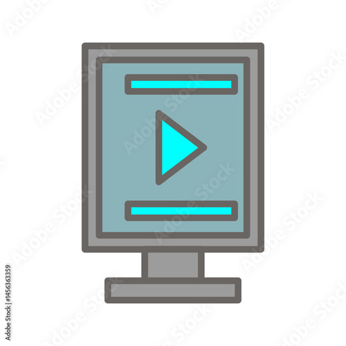 Digital Signage Vector Icon