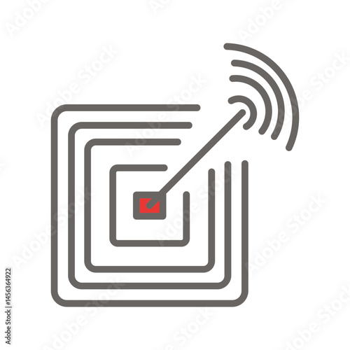 RFID Reader Vector Icon