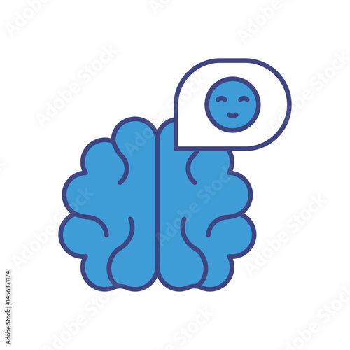 Mental Health Resources vector icons stock illustration