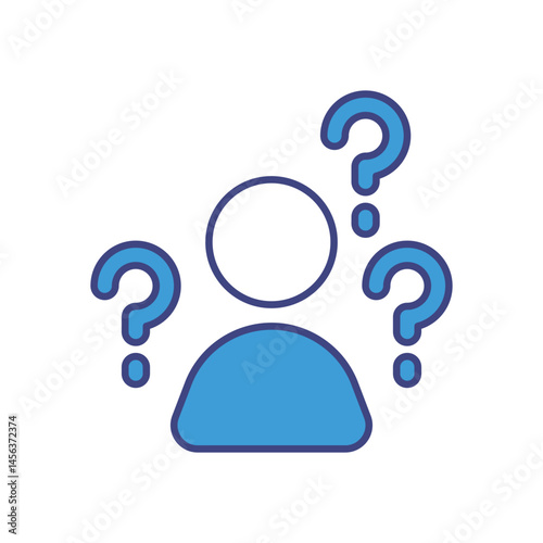 Dementia vector icons stock illustration