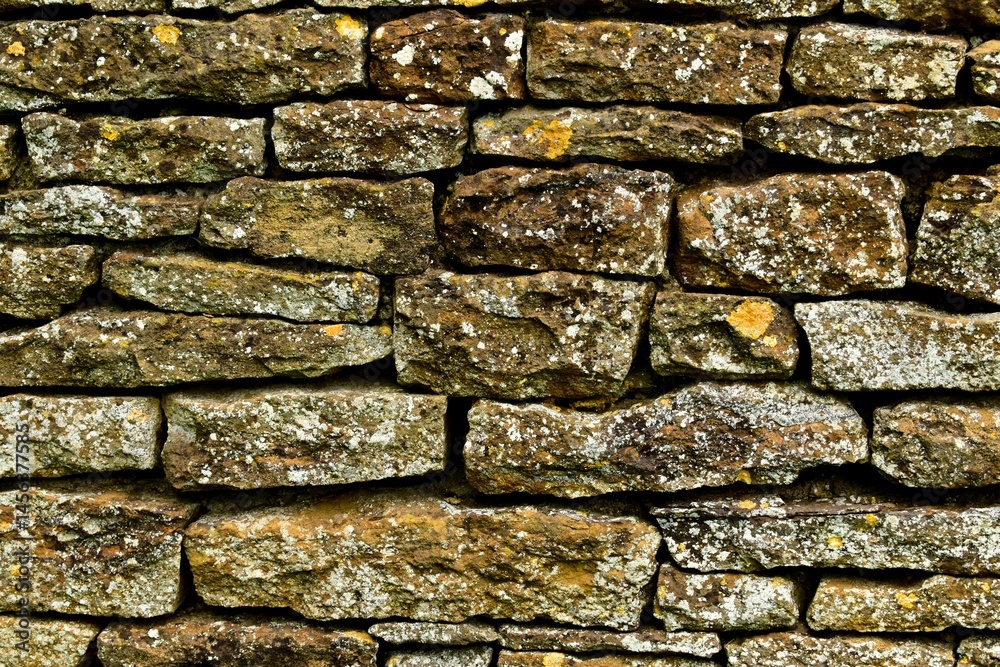 Fototapeta premium Old stone wall texture background 