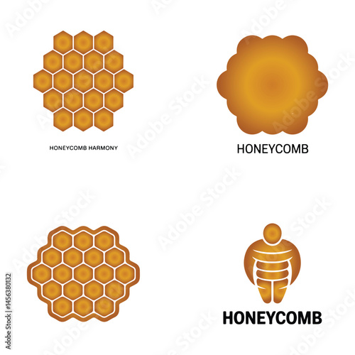 A silhouette of honney comb body vector on a white background
