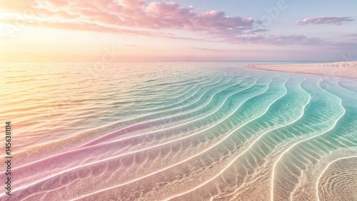 Organic ripple textures in soft gradient colors.