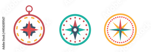 Set Various vintage marine compasses 