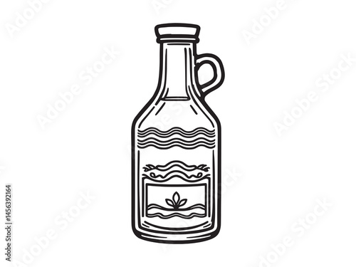 Sugar syrup feeder equipment illustration for beekeeping design