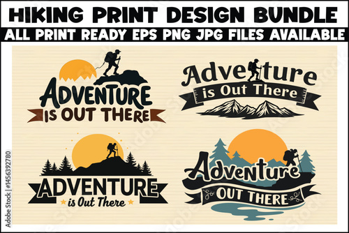 Hiking T-Shirt Design, Hiking Shirt Bundle, Outdoor T-Shirt, Adventure Shirt, Nature Lover Shirt, Mountain Shirt Design, Hiking SVG, Hiking PNG, Hiking EPS, Explore More Shirt, Wild and Free Design,