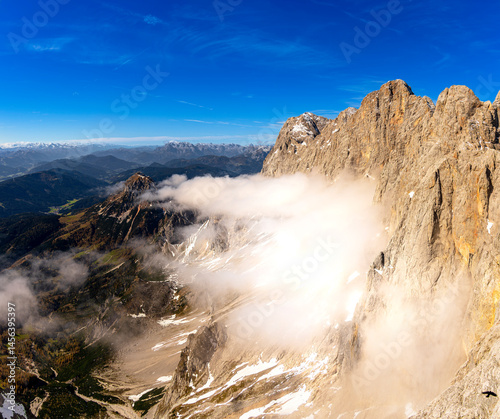 Obraz na płótnie Dachstein Landscape, Styria, Austria w salonie