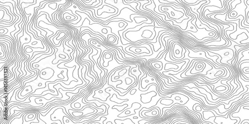Abstract White wave paper curved reliefs background, geographic mountain relief abstract lines, perfect for maps textures and adventure topographic designs.