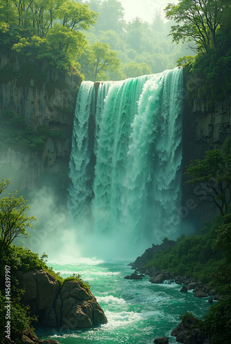 waterfall in thailand