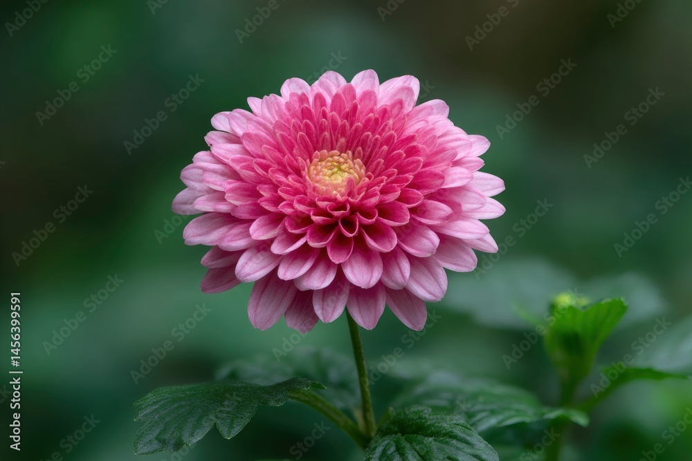 Fototapeta premium Pink Chrysanthemum Blossom in Nature