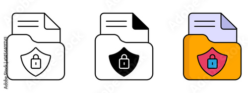Confidential document  SVG Icon