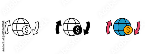 Global Transfer   SVG Icon