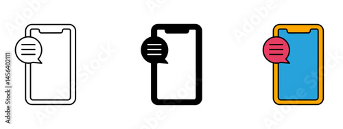 Mobile chat  SVG Icon