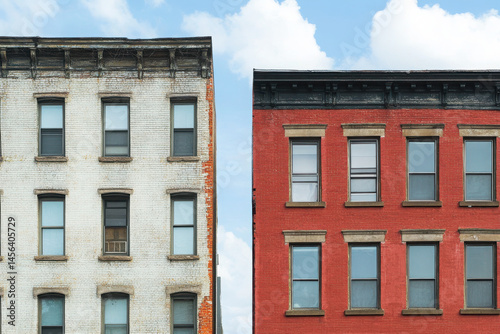 showcasing stark contrasts between affluent neighborhoods and impoverished areas in urban setting.