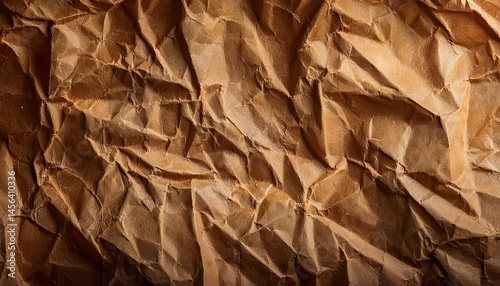 Wallpaper Mural old brown craft crumpled paper texture Torontodigital.ca