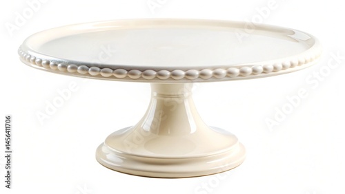 glass candlestick isolated on white