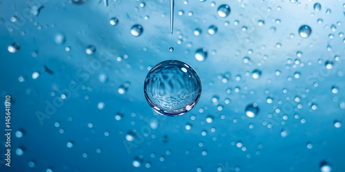 Wallpaper Mural Large water drops with copy space Torontodigital.ca