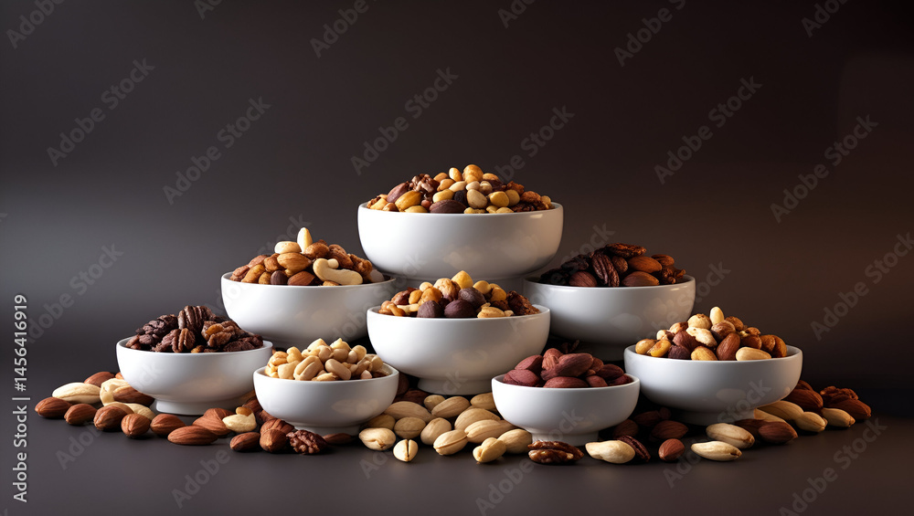 bowl of dried fruits ai genrative