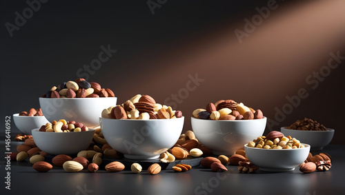 bowl of dried fruits ai genrative