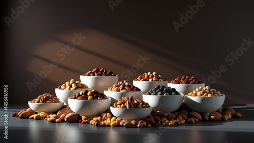 bowl of dried fruits ai genrative