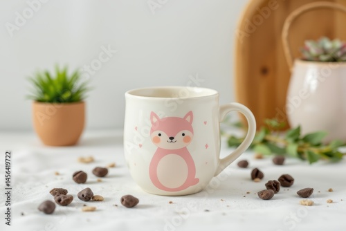 Cute Fox Mug Still Life
